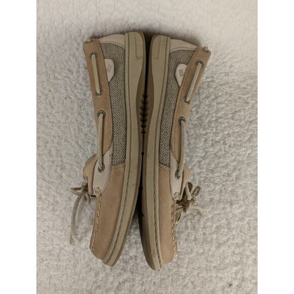Sperry Women's Angelfish Boat Shoe Linen Oat EU 39 / USA 11 Pre-Owned Used - Picture 5 of 8